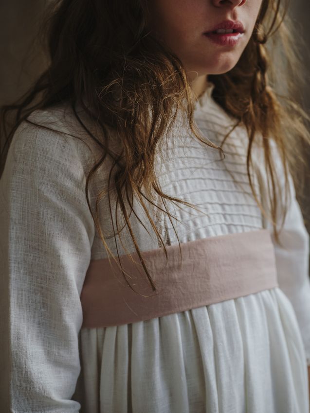 c019 VESTIDO COMUNIÓN JARETAS