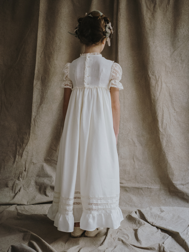 a00255 VESTIDO COMUNIÓN MARIA ANTONIETA