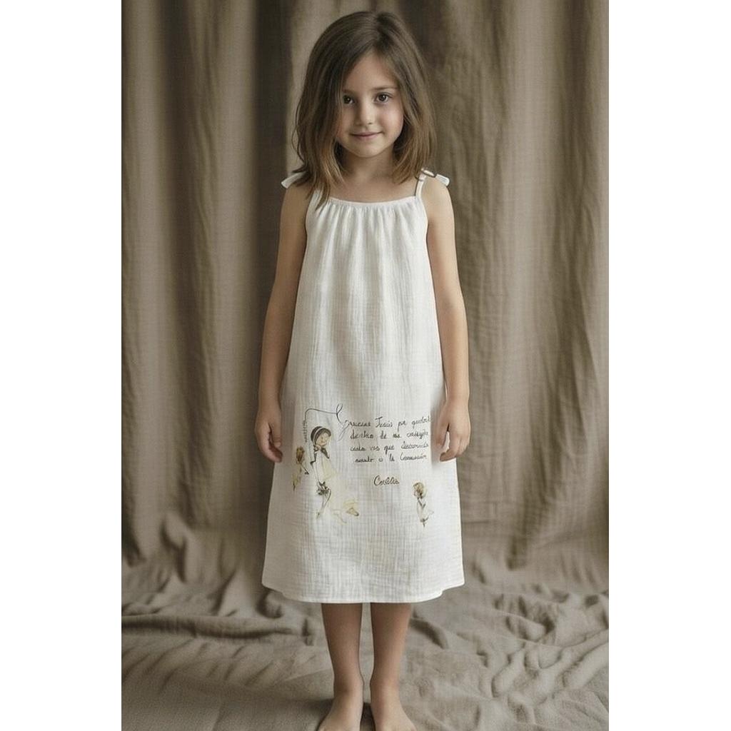 CAMISÓN niña comunión